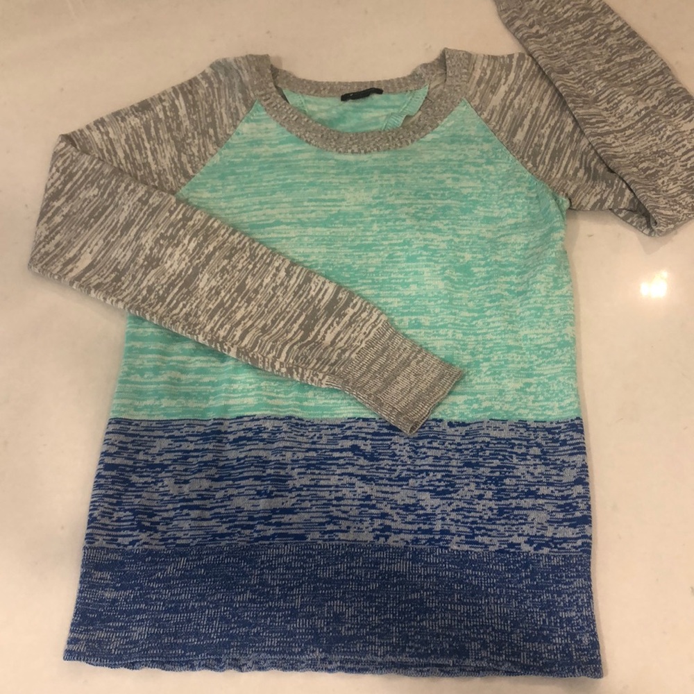 Racerback sweater